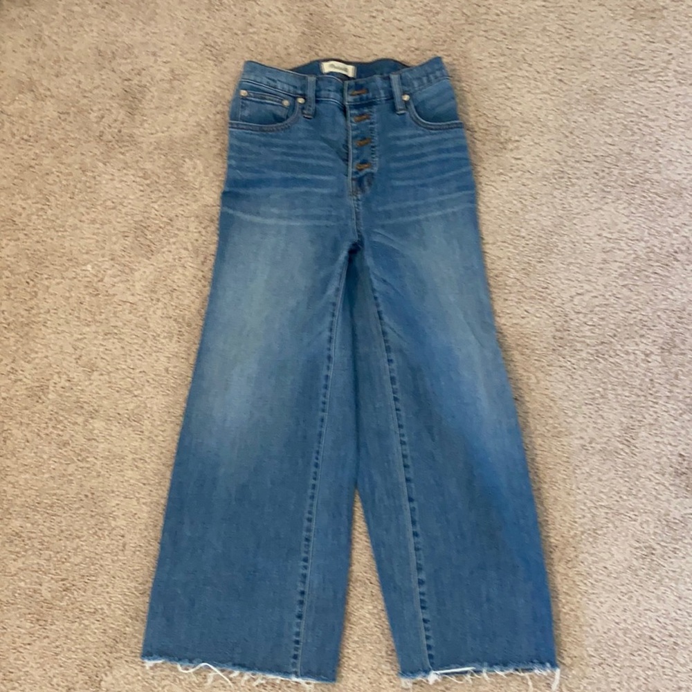 Madewell 26 wide leg jeans